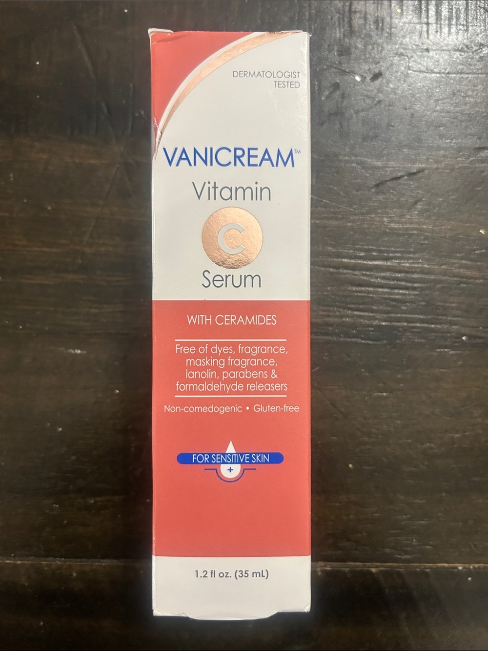 Vitamin C Serum with Ceramides - Coral Red